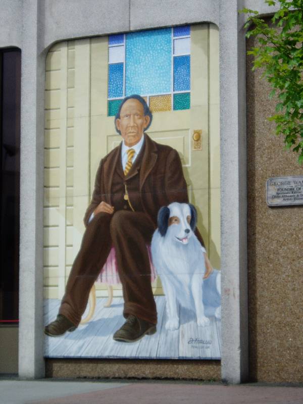 20 One of the famed murals 